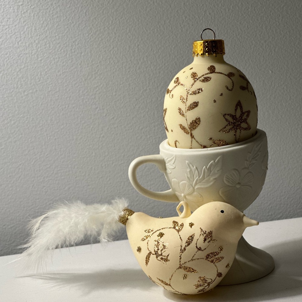 Dep 56 Glass ornaments